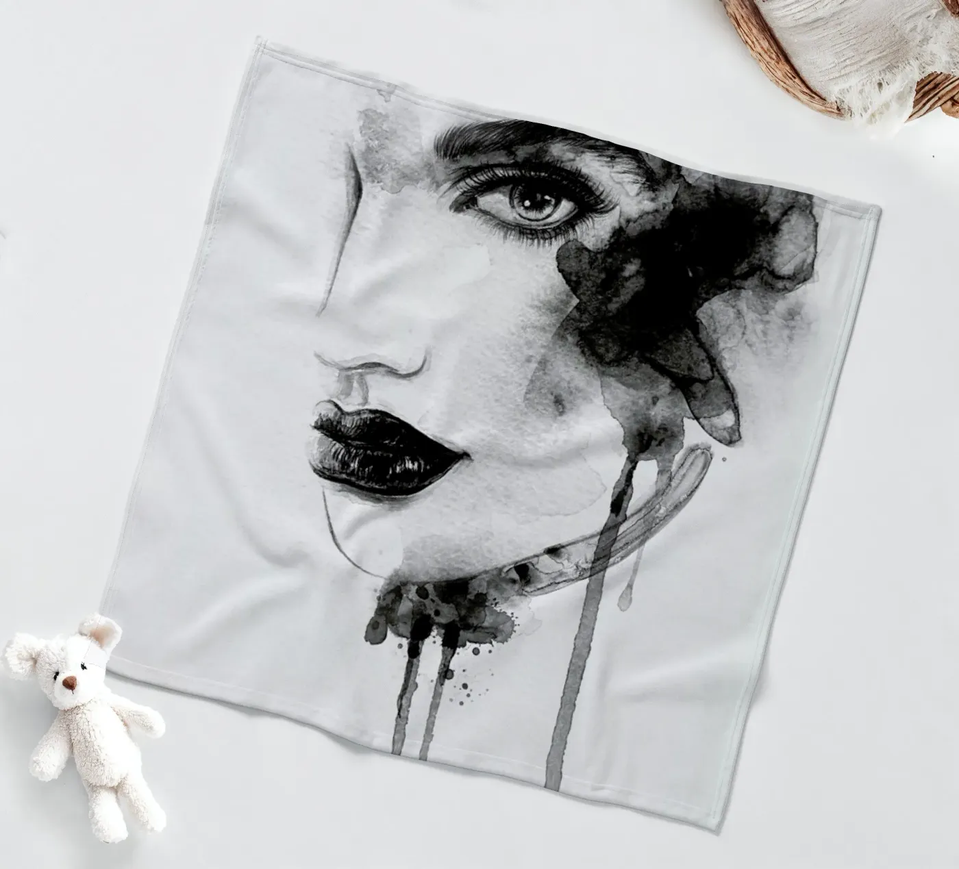 Rosemary Fleecedecke von Graphite