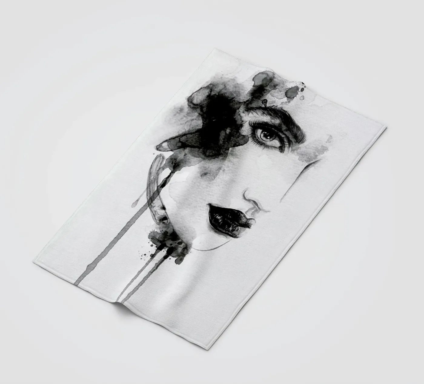 Rosemary Fleecedecke von Graphite