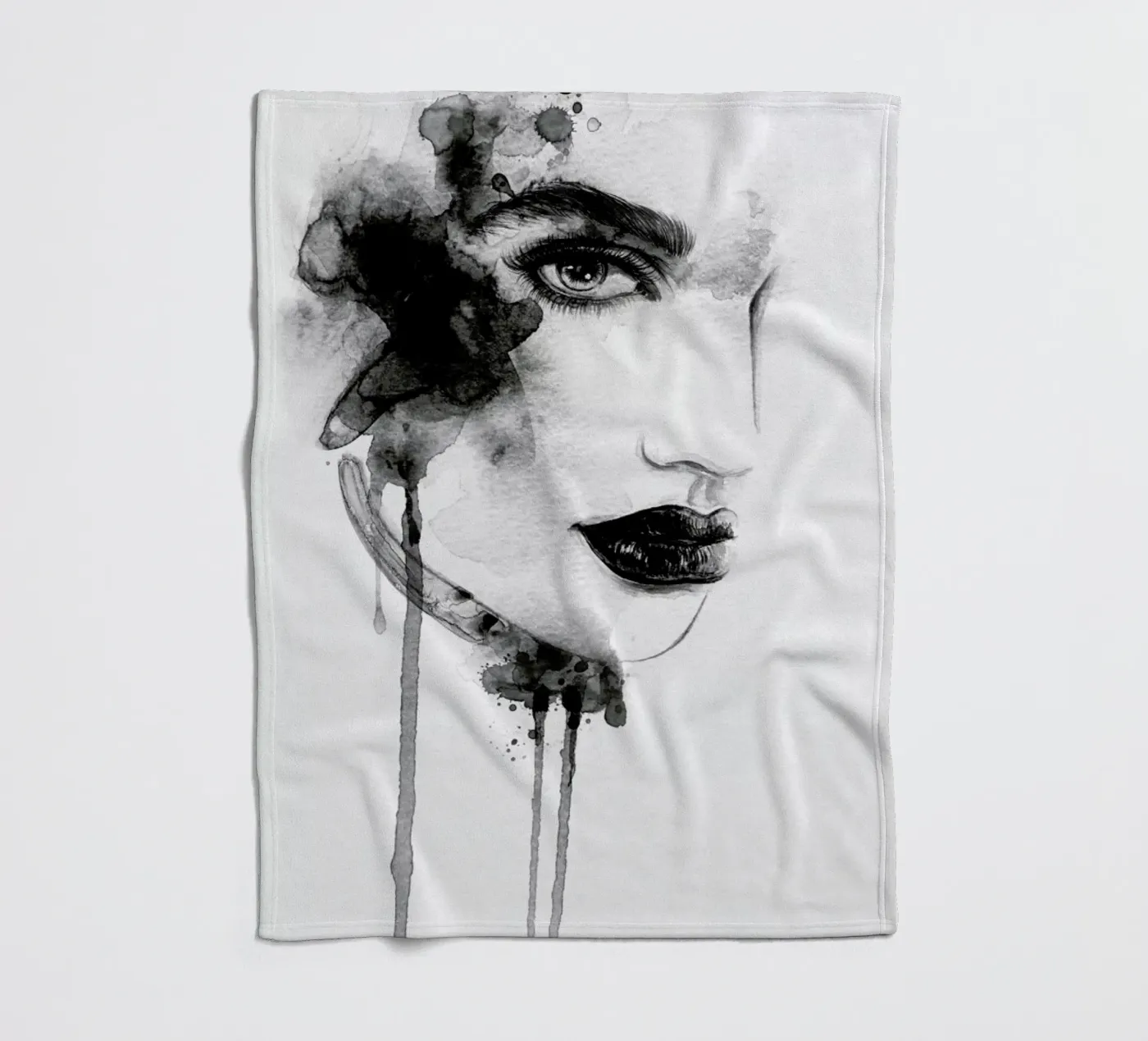 Rosemary Fleecedecke von Graphite