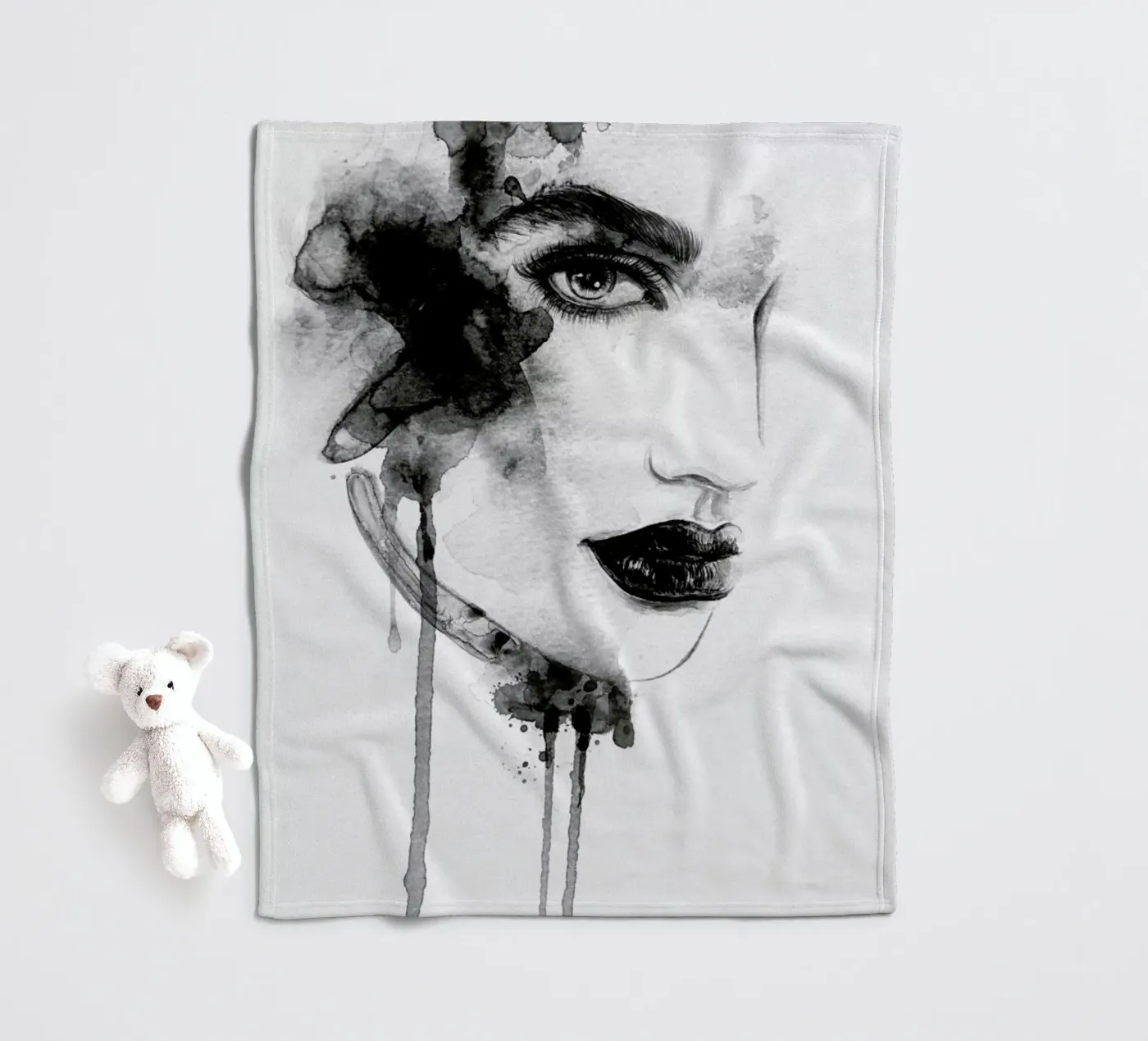 Rosemary Fleecedecke von Graphite