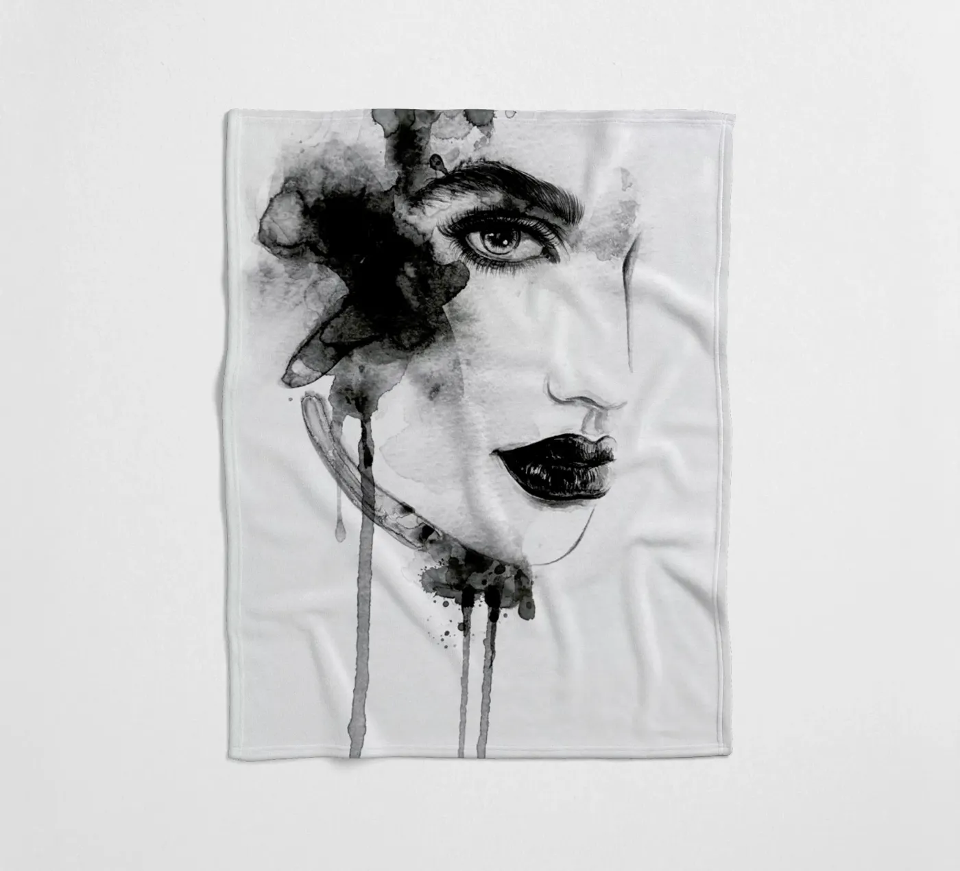 Rosemary Fleecedecke von Graphite