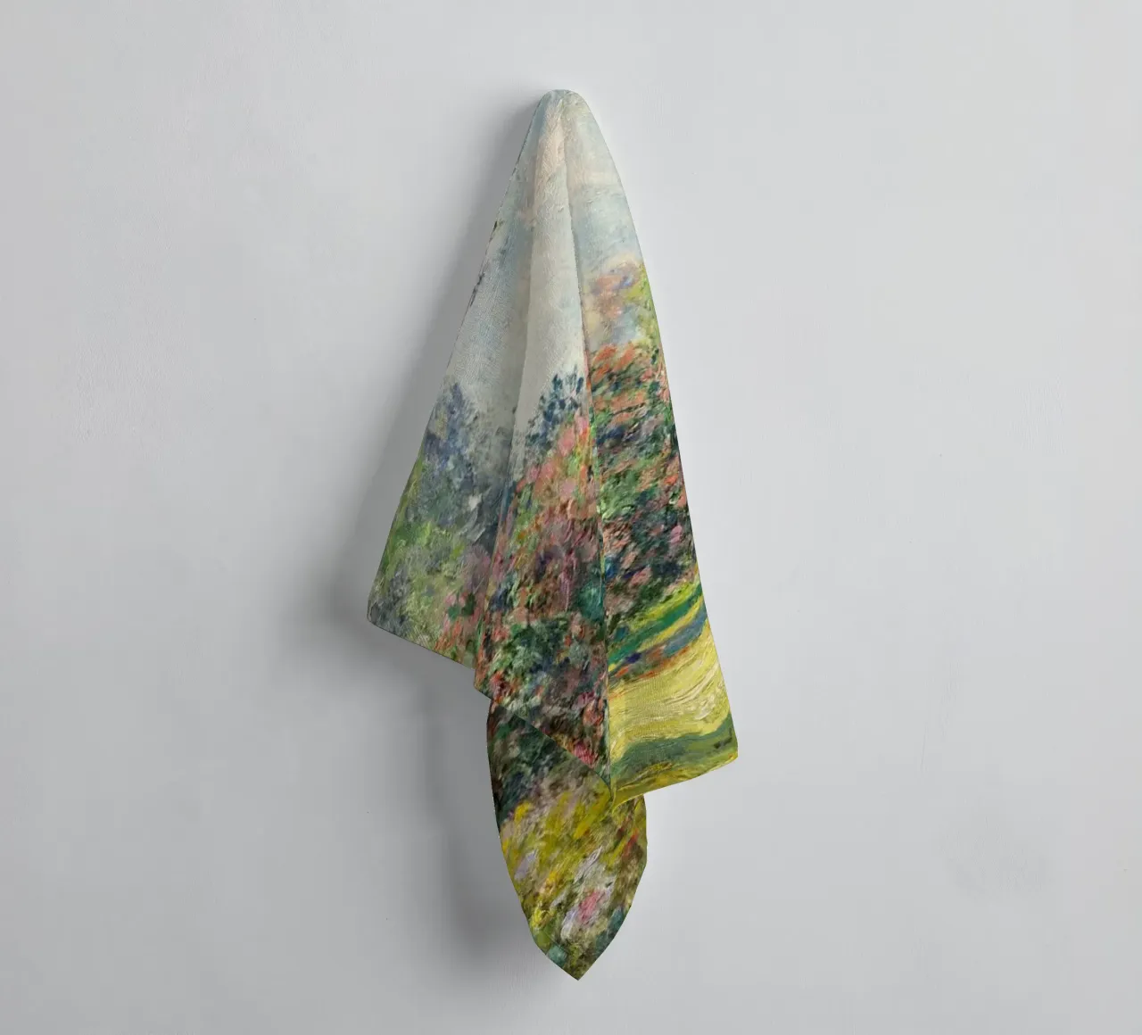 Claude Monet's Landscape: The Parc Monceau (1876) towel by Monet Art Prints