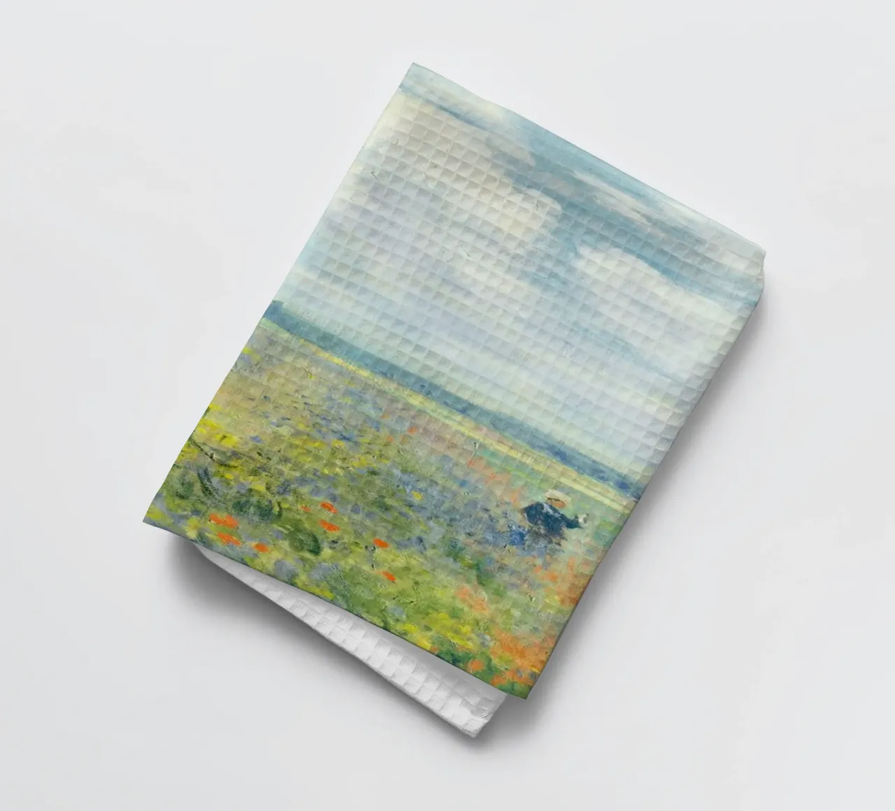 Champs de coquelicots près d'Argenteuil (1875 2) par Claude Monet torchon de Monet Art Prints