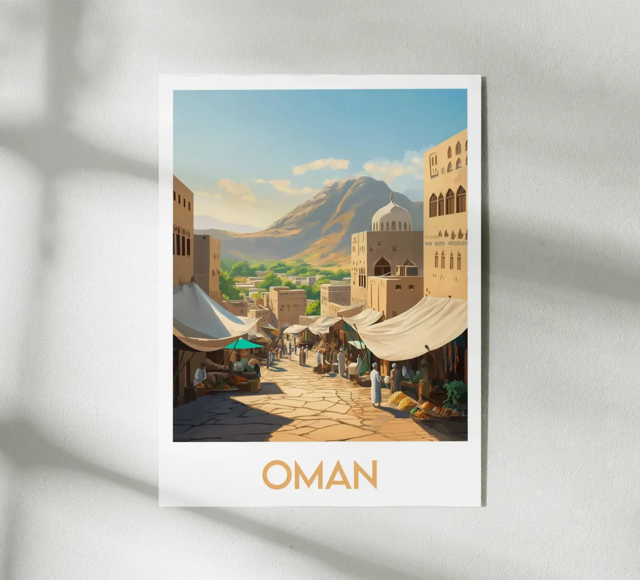 Affiche Oman plexiglass da Frame the World