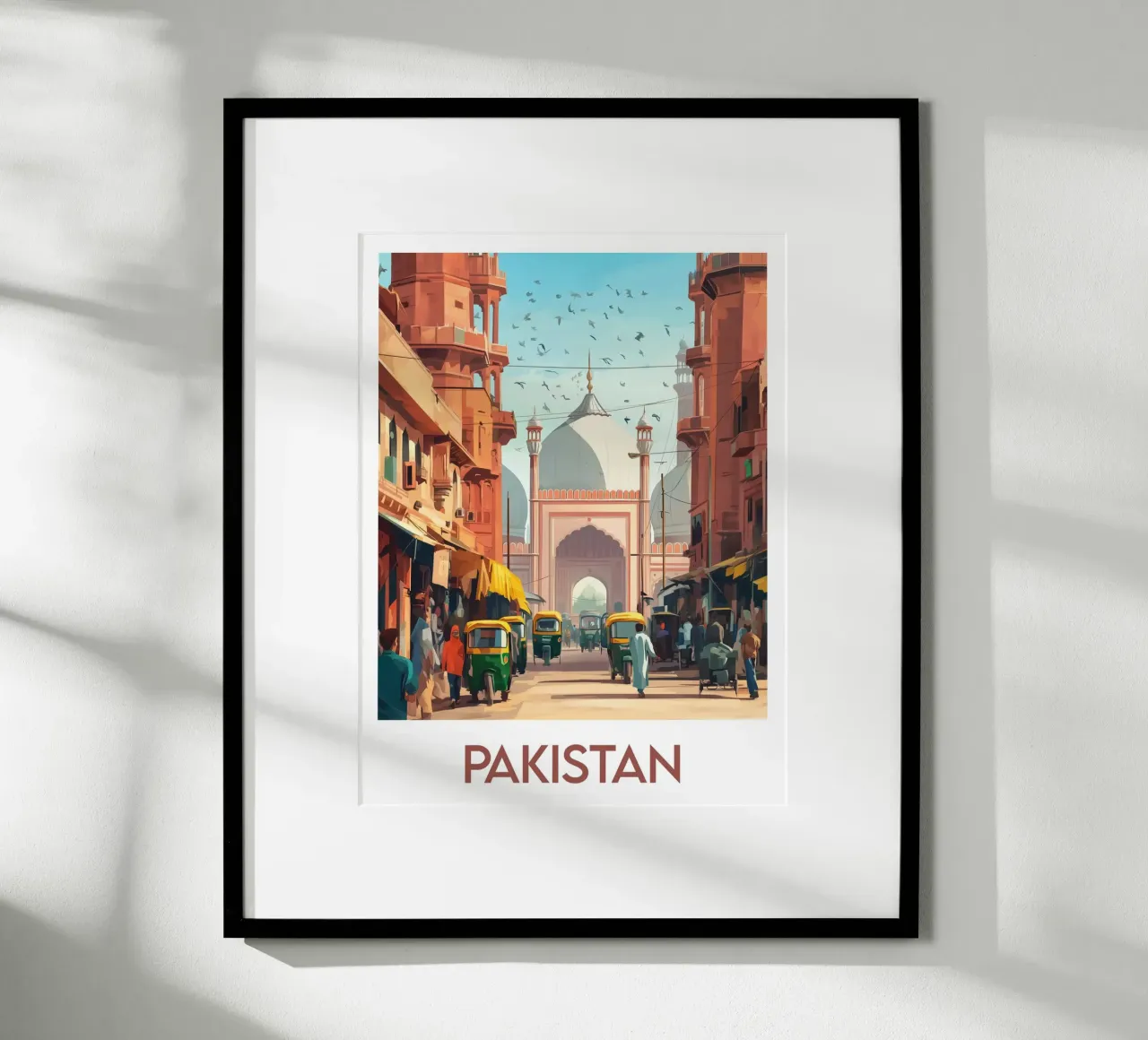 Affiche Pakistan poster da Frame the World