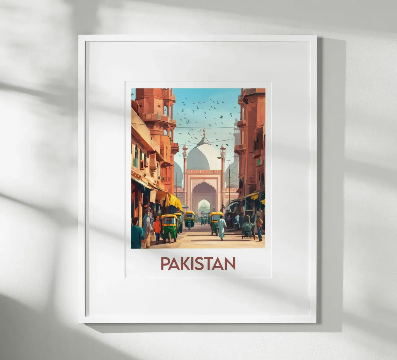 Affiche Pakistan poster da Frame the World