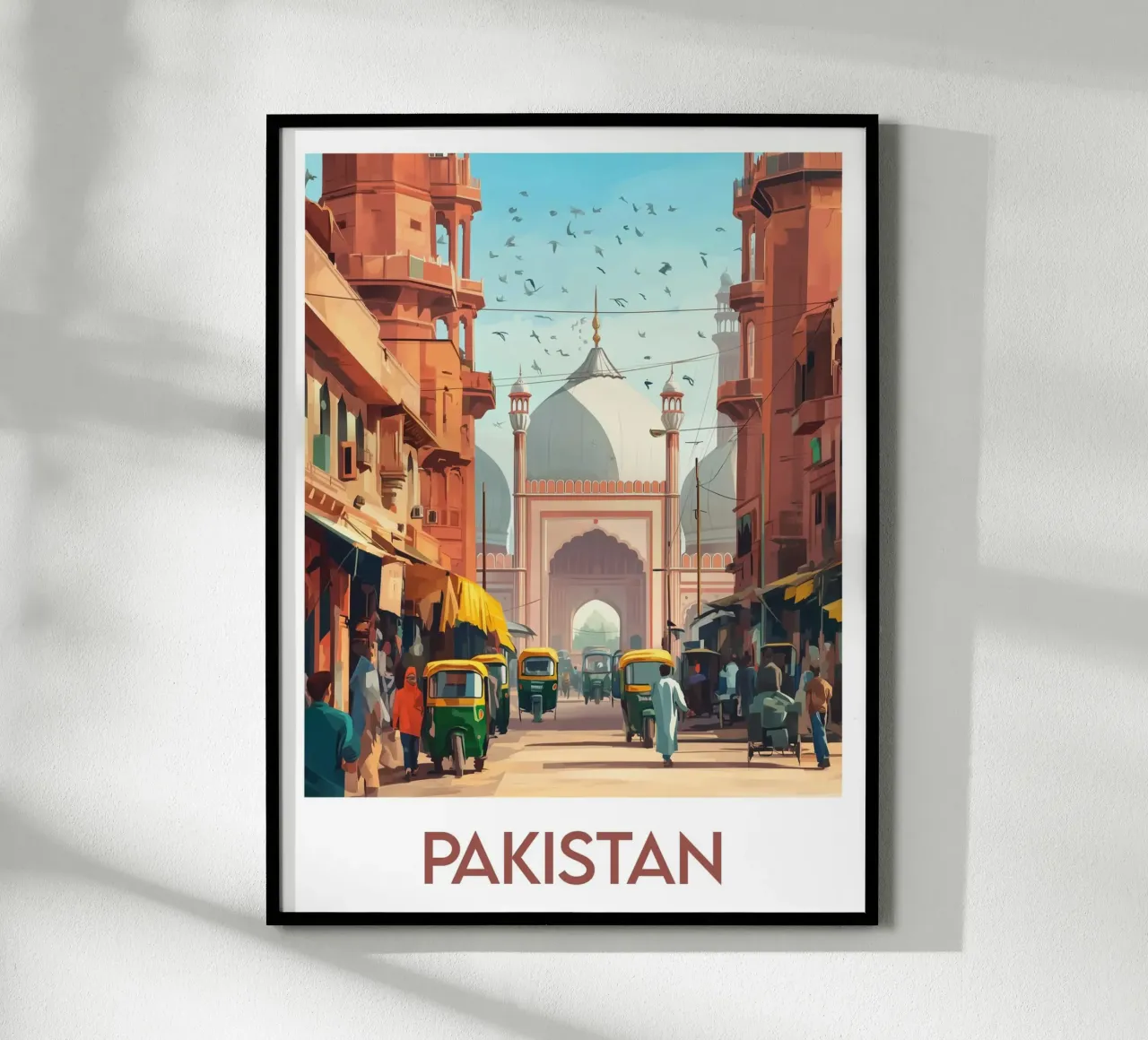 Affiche Pakistan poster da Frame the World