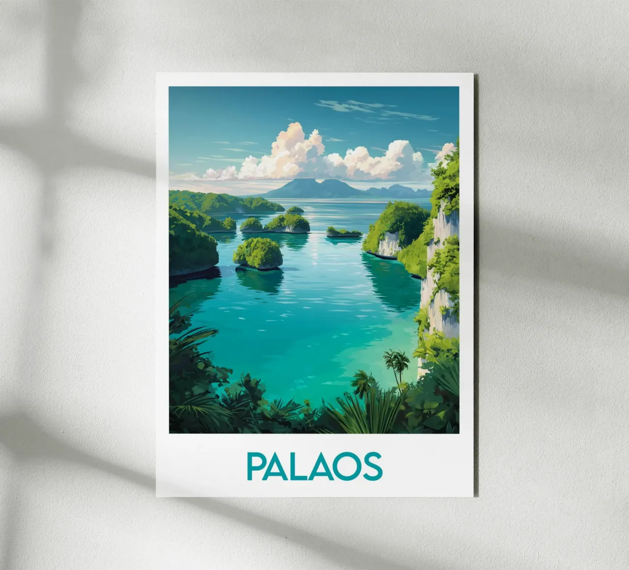 Affiche Palaos alluminio dibond da Frame the World