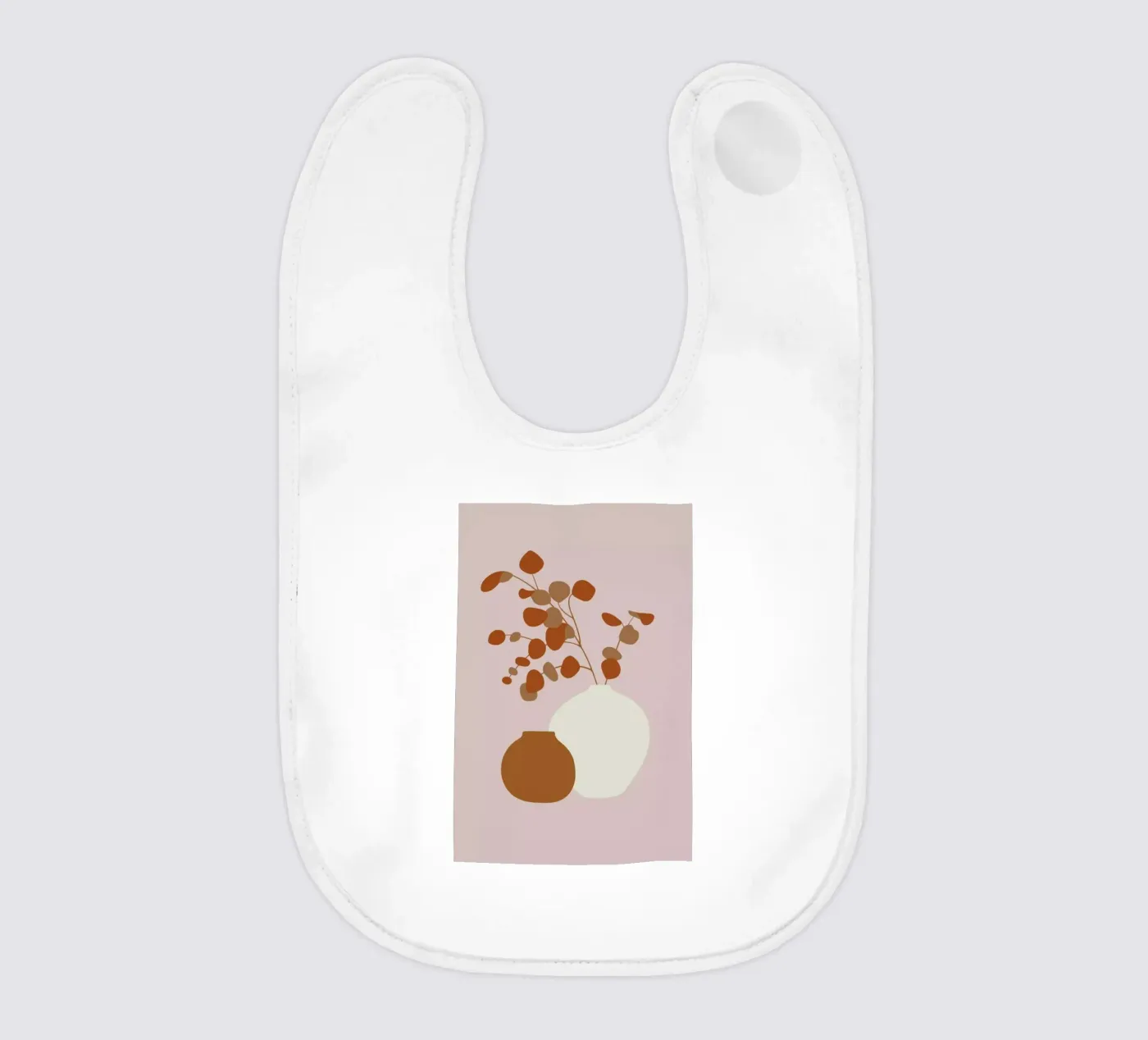 Ochre Eucalyptus Babylätzchen von Pure