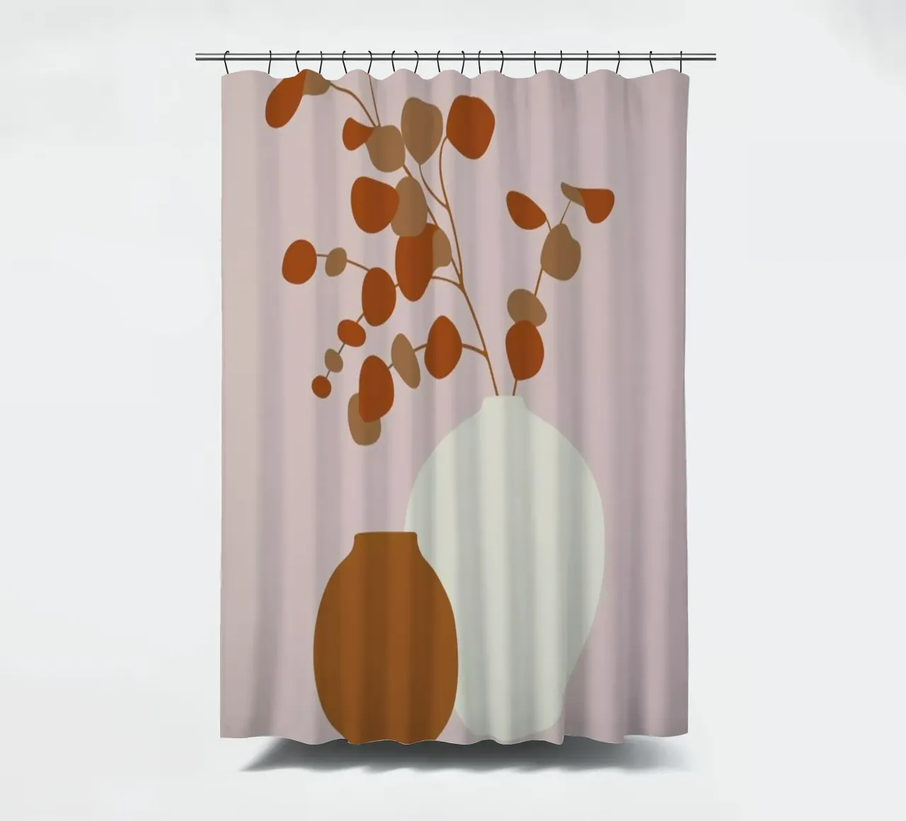 Ochre Eucalyptus Duschvorhang von Pure