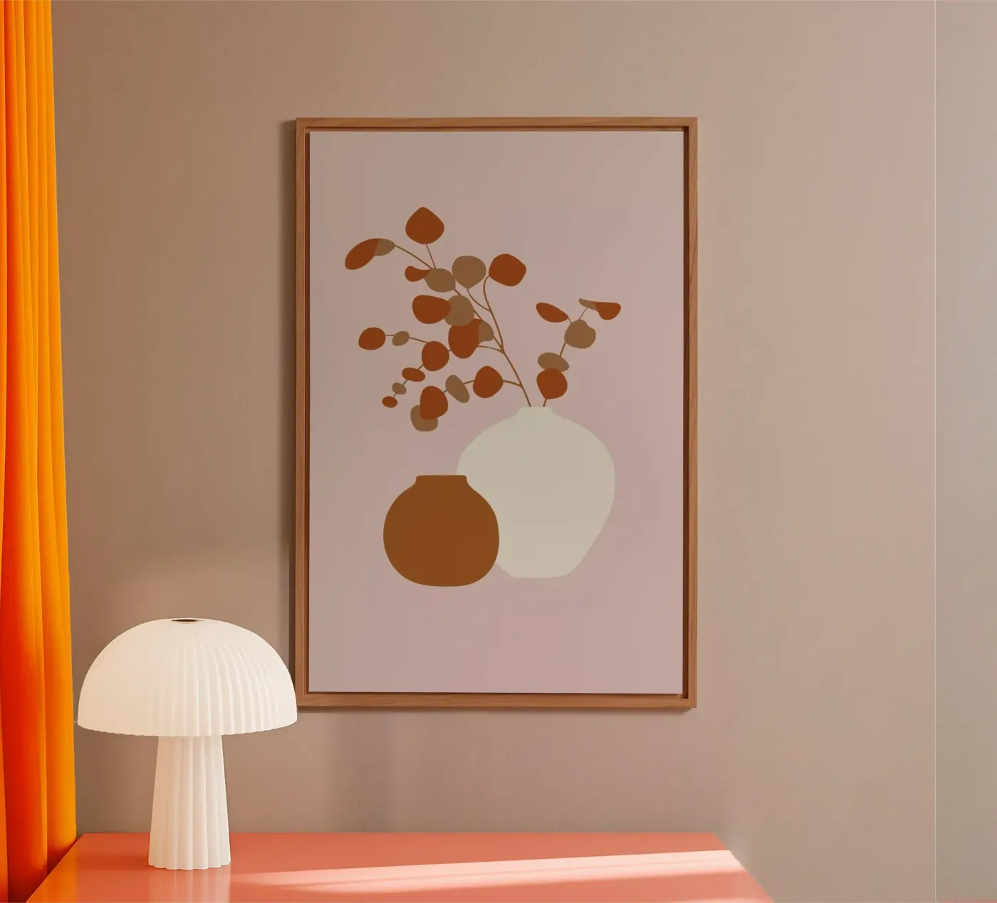 Ochre Eucalyptus forex plate by Pure
