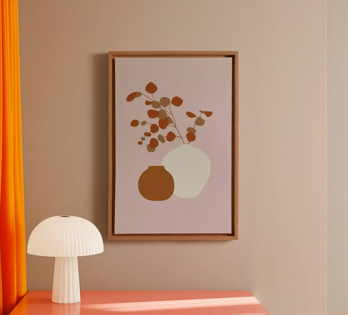 Ochre Eucalyptus tela da Pure