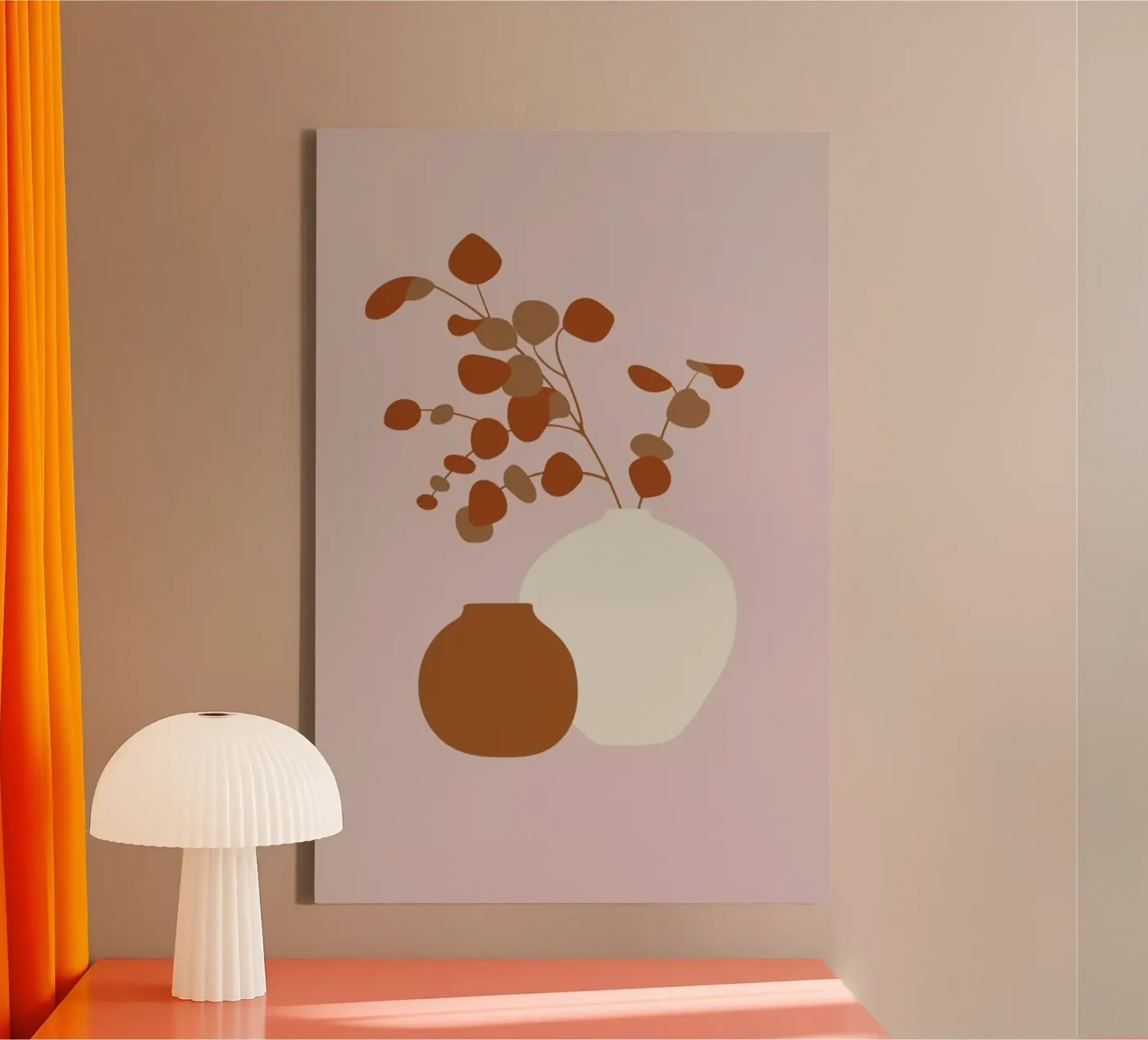 Ochre Eucalyptus tela da Pure