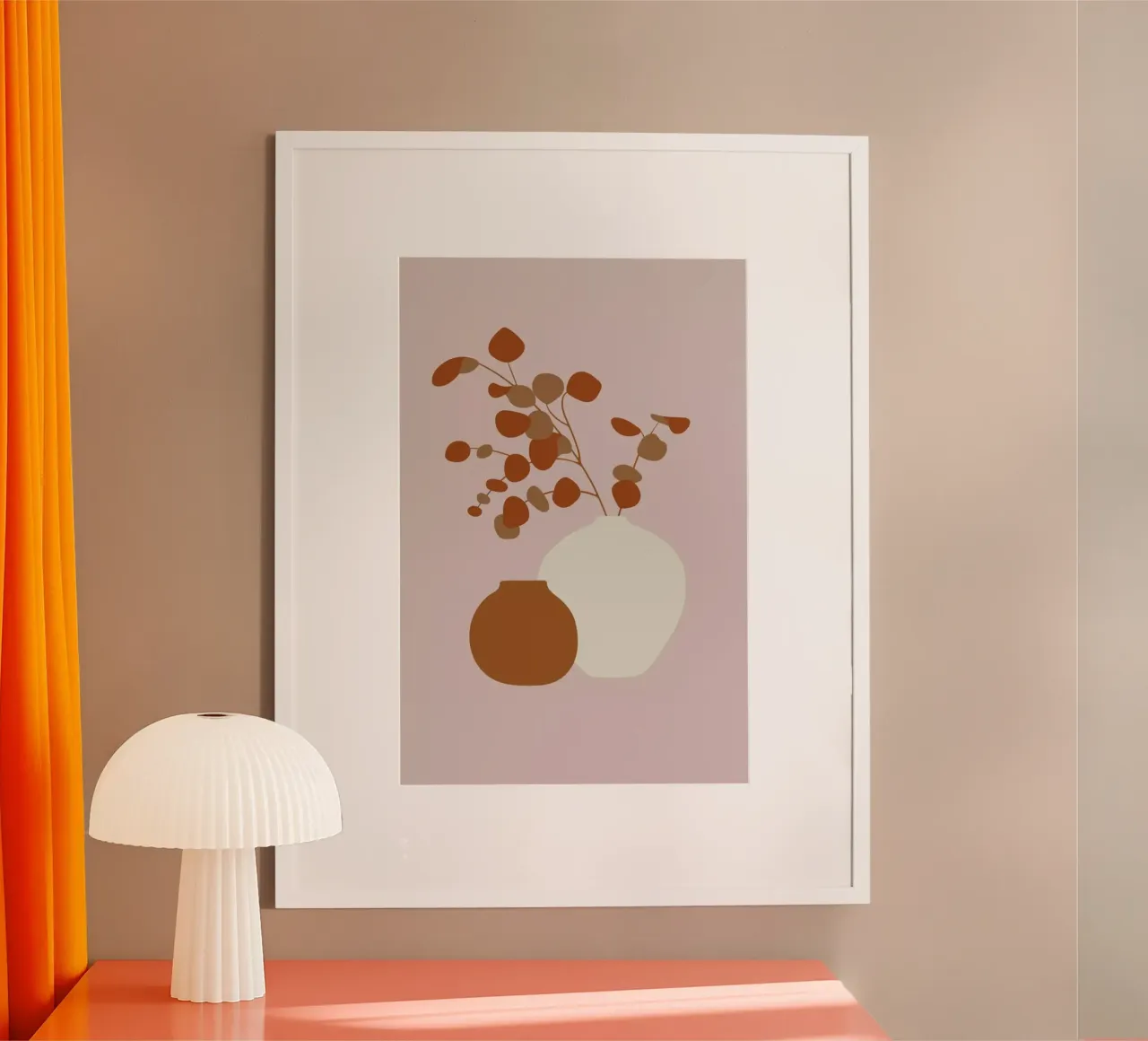 Ochre Eucalyptus poster da Pure
