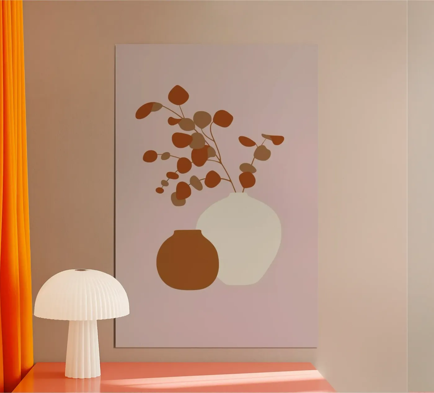 Ochre Eucalyptus Poster von Pure
