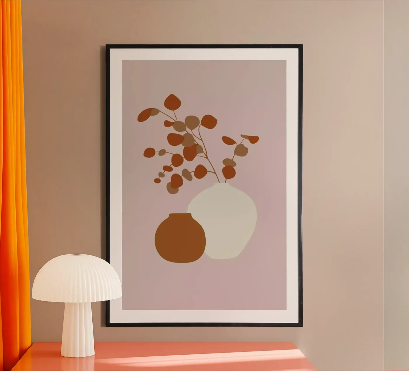 Ochre Eucalyptus Poster von Pure