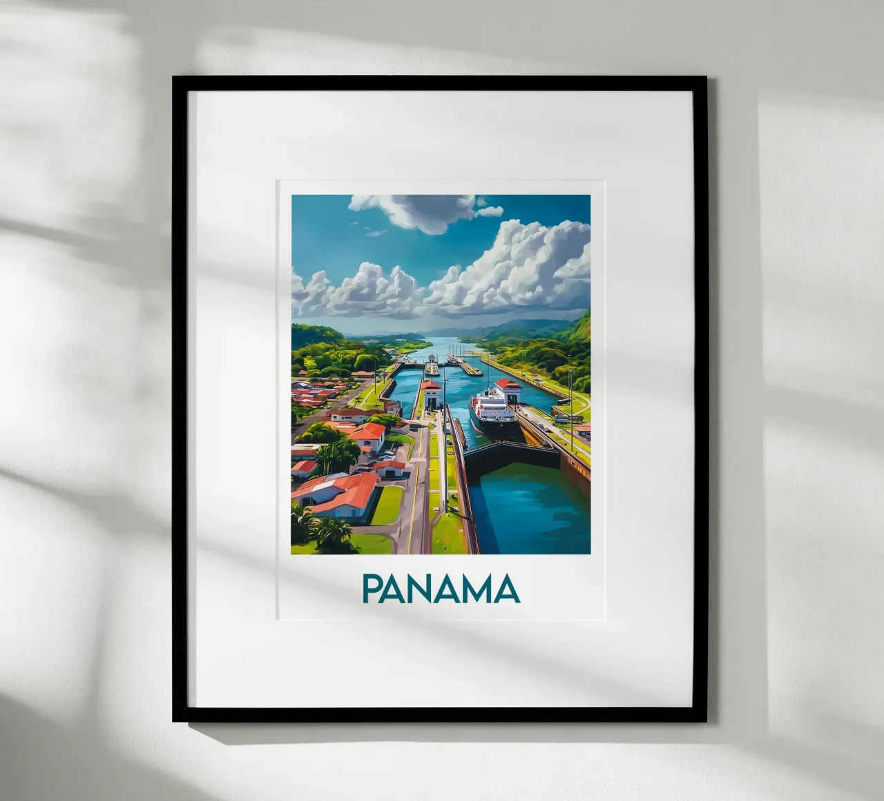Affiche Panama poster da Frame the World