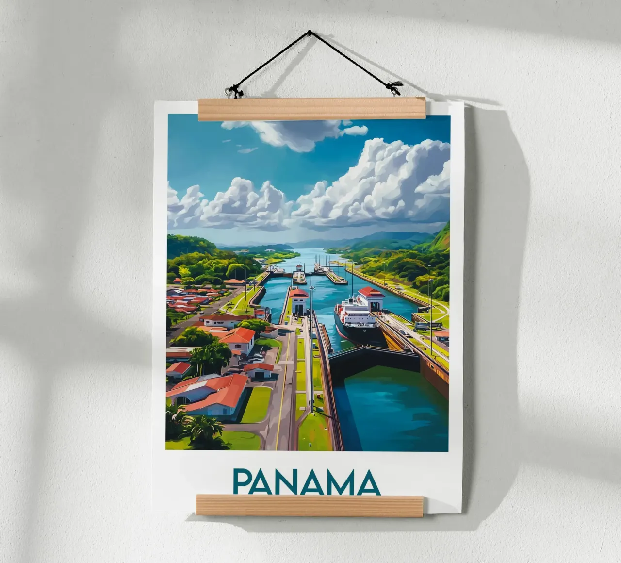 Affiche Panama poster da Frame the World