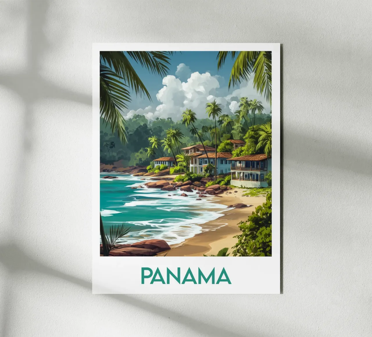 Affiche Panama alluminio dibond da Frame the World