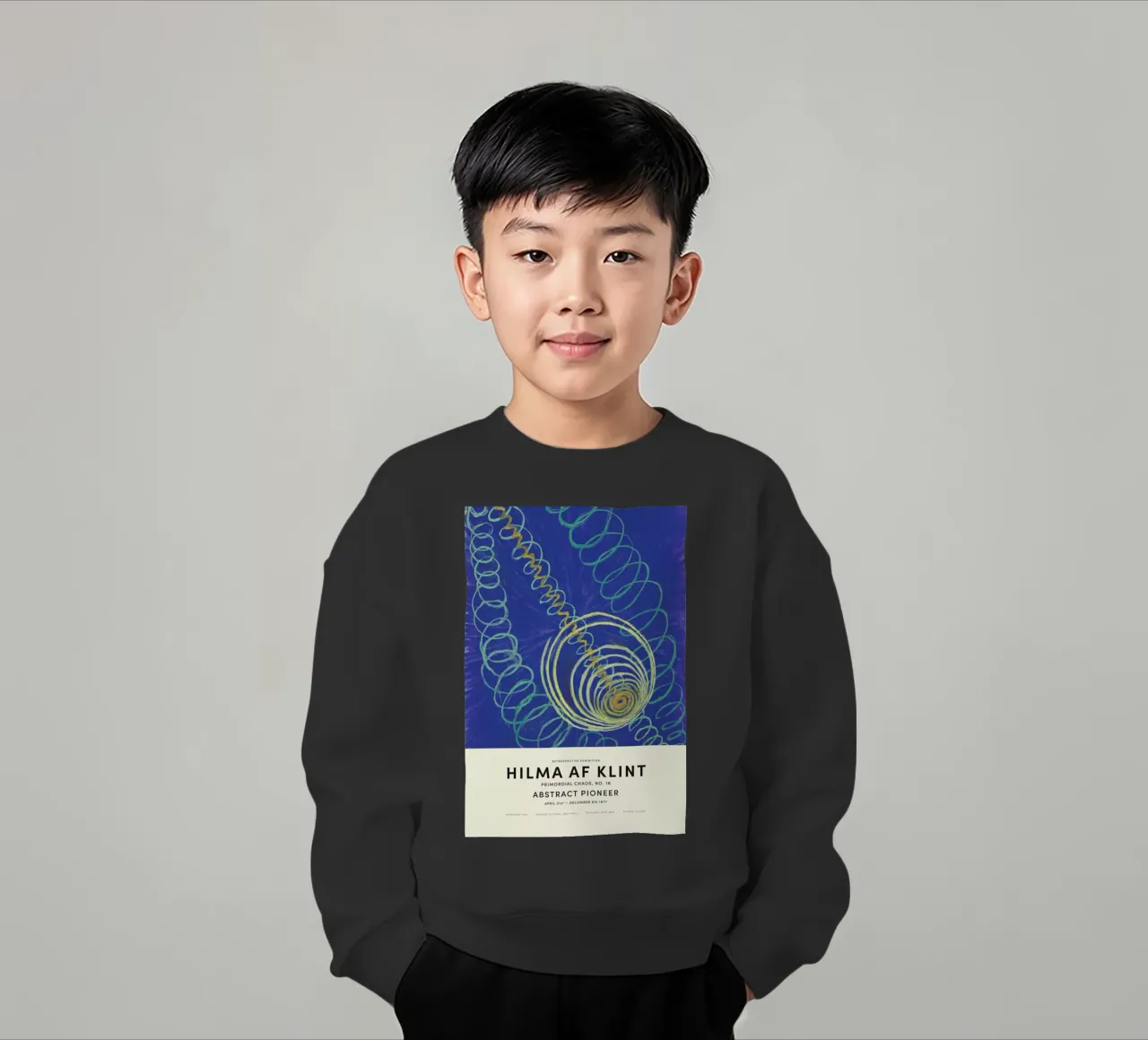 Hilma af Klint - Primordial Chaos, No. 16 felpa bambino da Vintage by JUNIQE