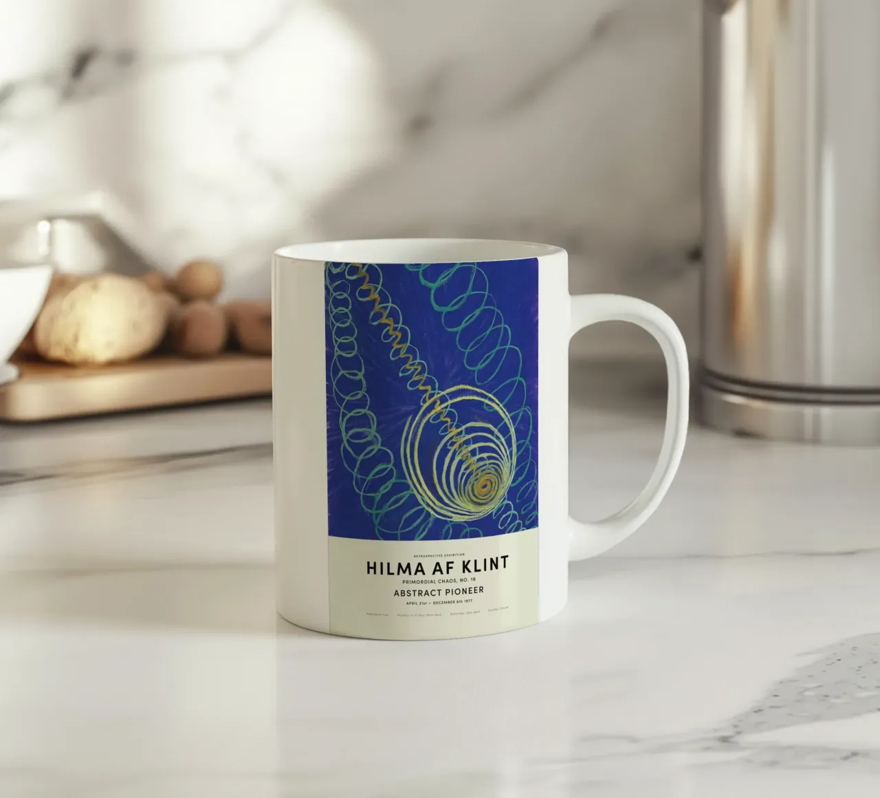 Hilma af Klint - Primordial Chaos, No. 16 tazza in ceramica da Vintage by JUNIQE