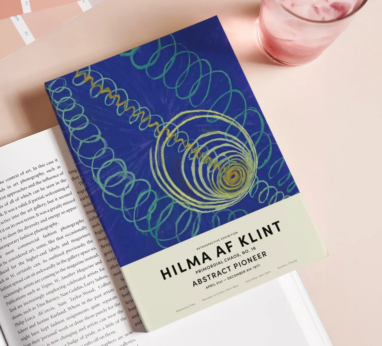 Hilma af Klint - Primordial Chaos, No. 16 notebook by Vintage by JUNIQE