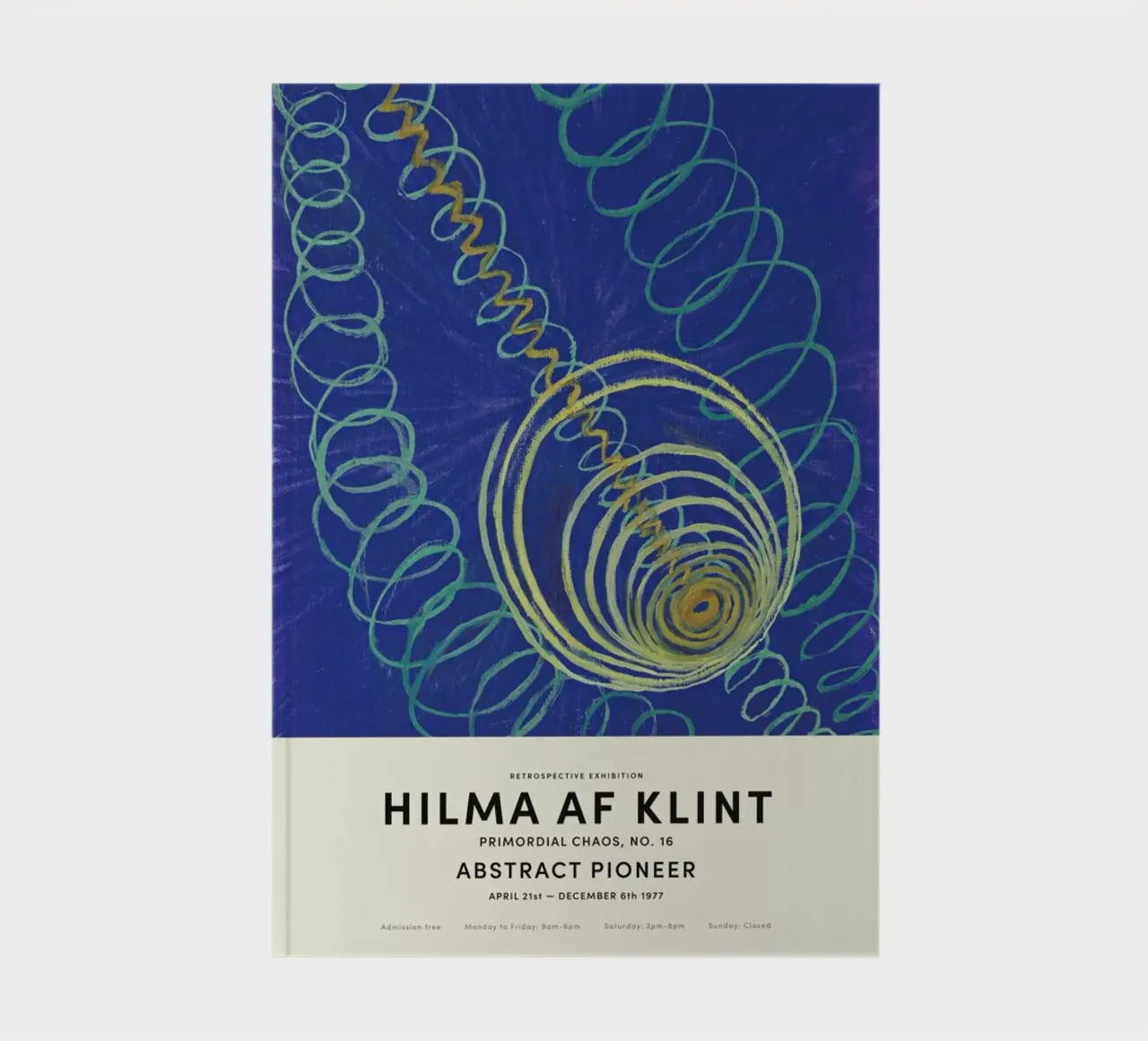 Hilma af Klint - Primordial Chaos, No. 16 notebook by Vintage by JUNIQE