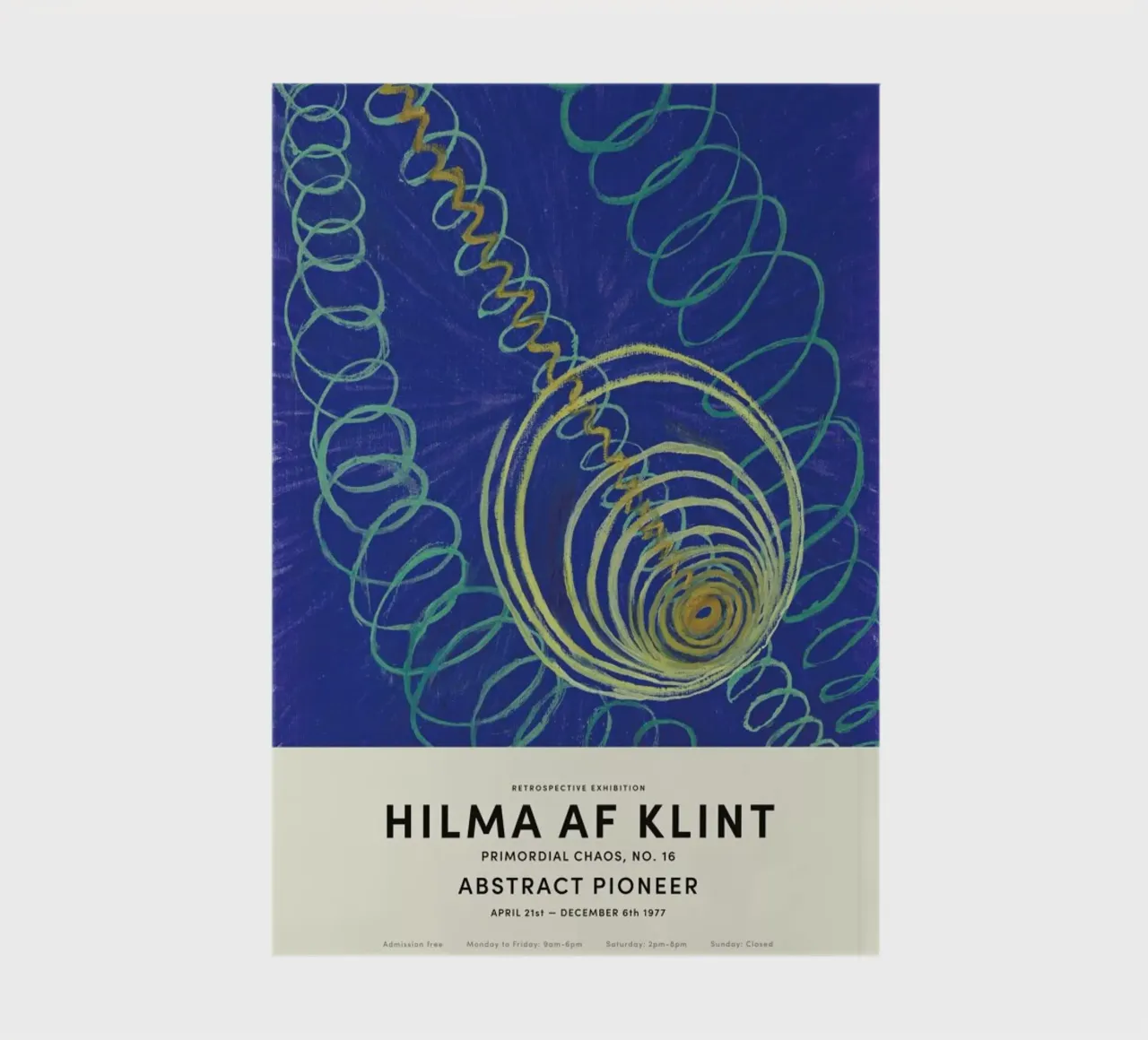 Hilma af Klint - Primordial Chaos, No. 16 notebook by Vintage by JUNIQE