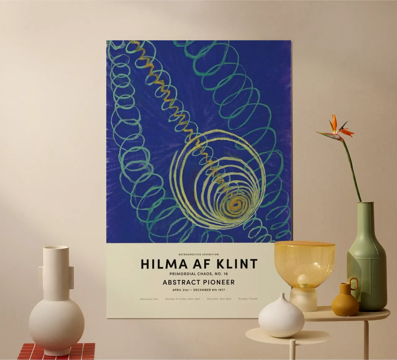 Hilma af Klint - Primordial Chaos, No. 16 carta hahnemühle da Vintage by JUNIQE