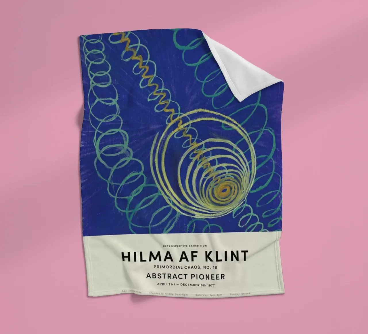 Hilma af Klint - Primordial Chaos, No. 16 coperta in pile da Vintage by JUNIQE