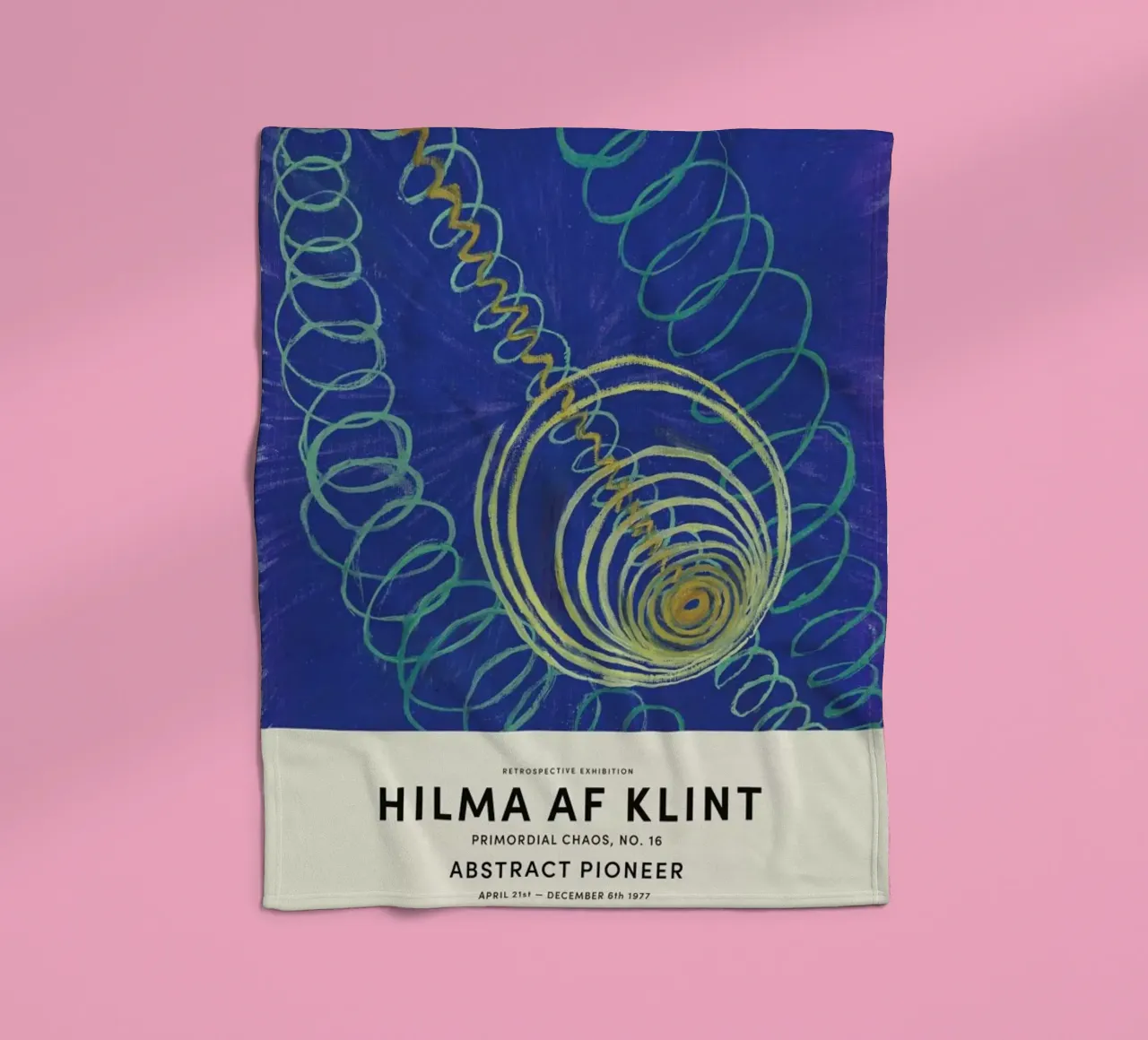 Hilma af Klint - Primordial Chaos, No. 16 coperta in pile da Vintage by JUNIQE