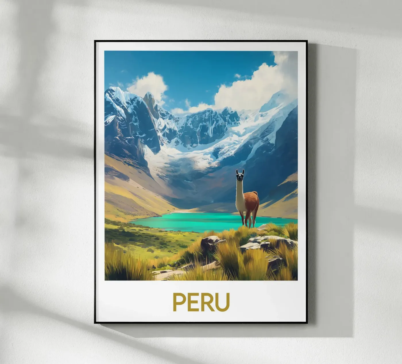 Poster Peru Acryl-Glas von Frame the World