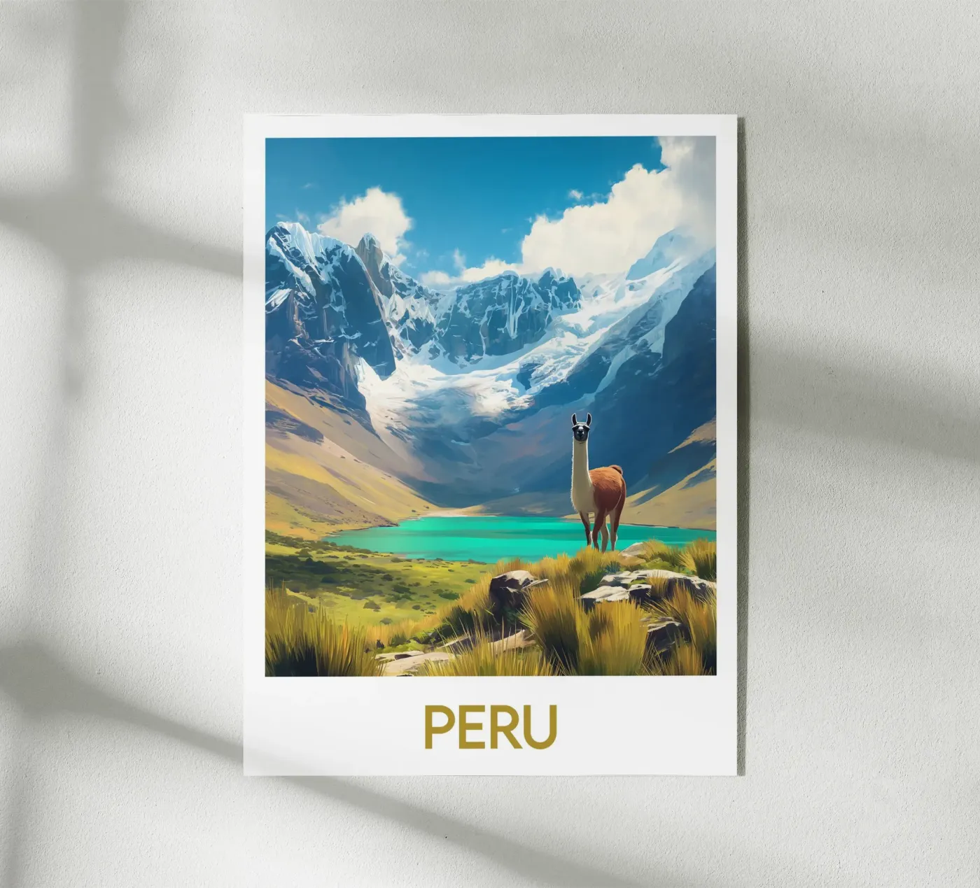 Poster Peru Acryl-Glas von Frame the World