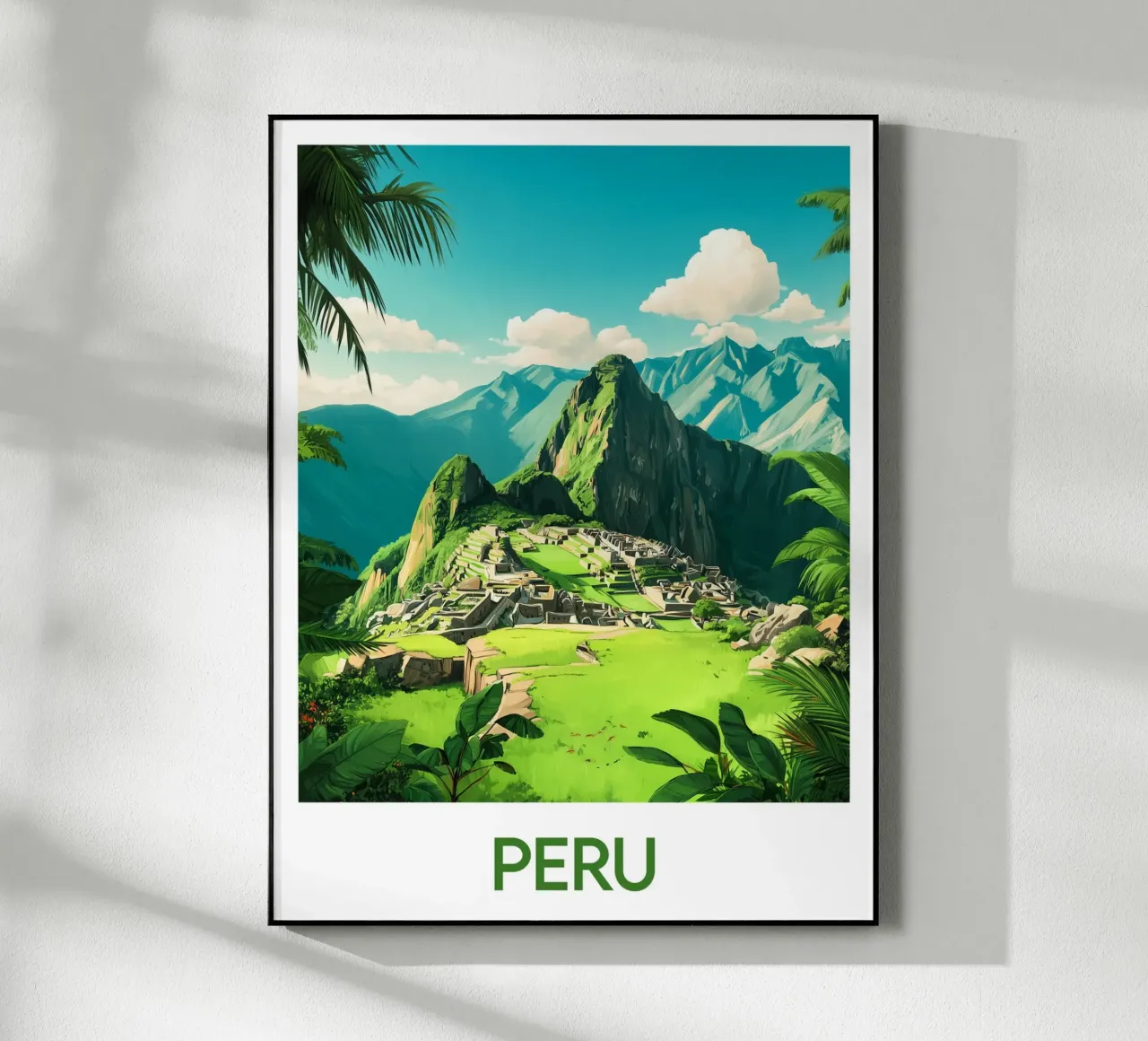 Affiche Peru Acryl-Glas von Frame the World