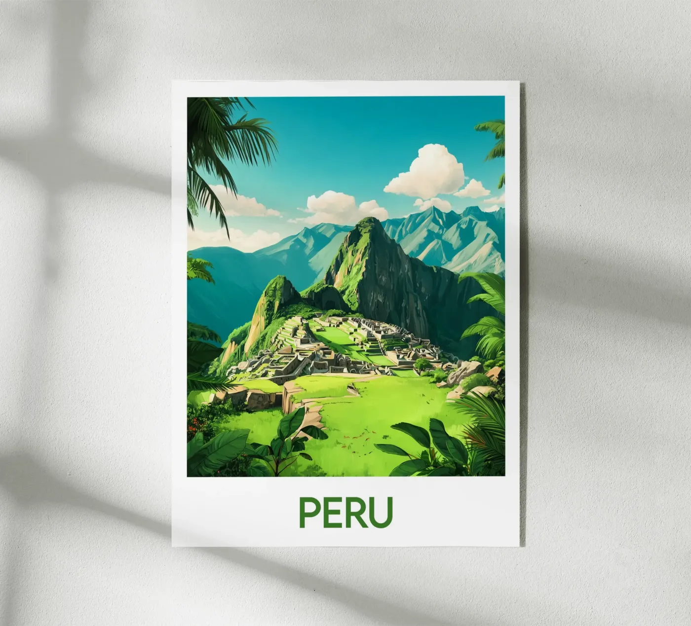 Affiche Pérou plexiglas de Frame the World