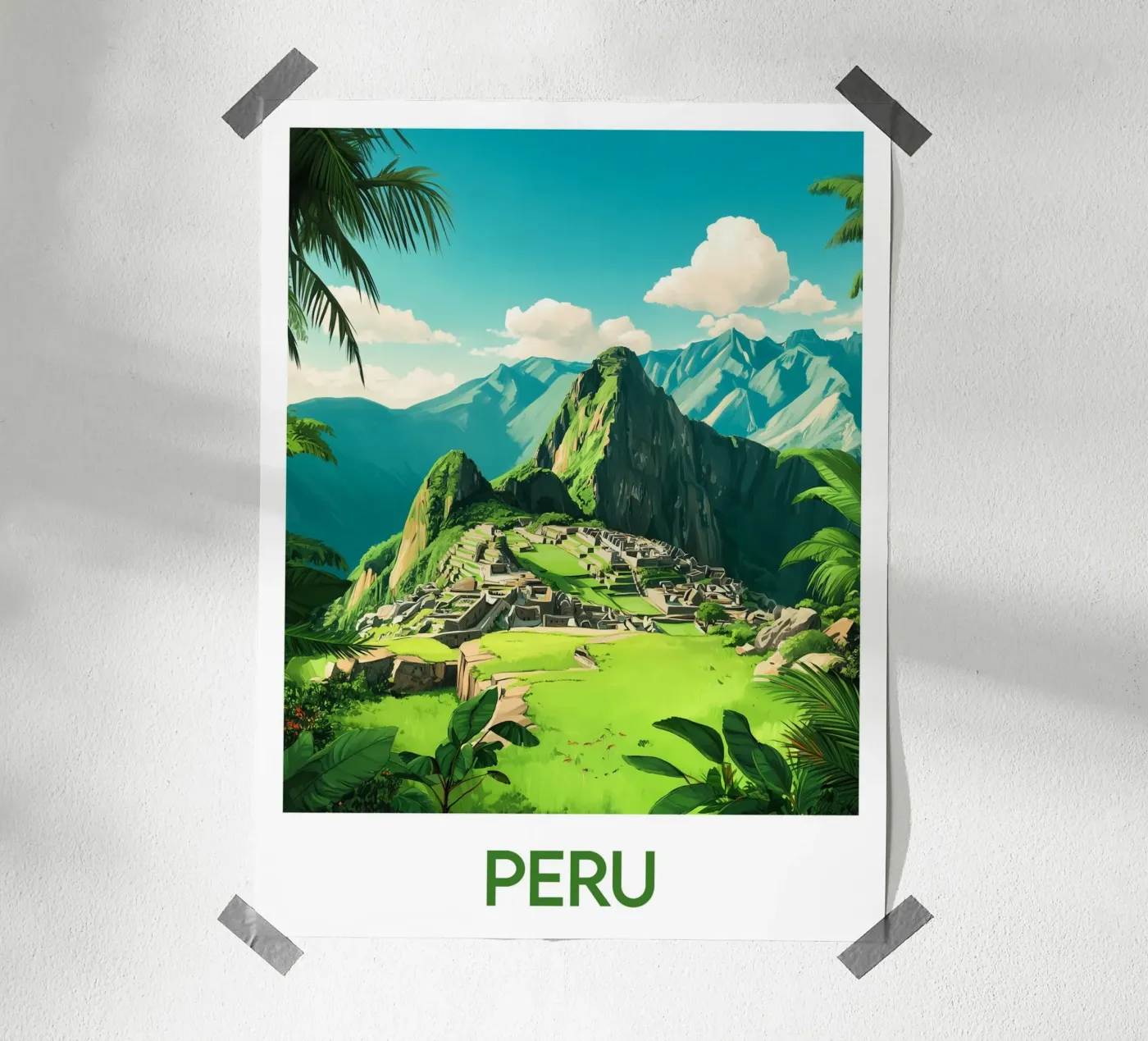 Poster Peru Poster von Frame the World