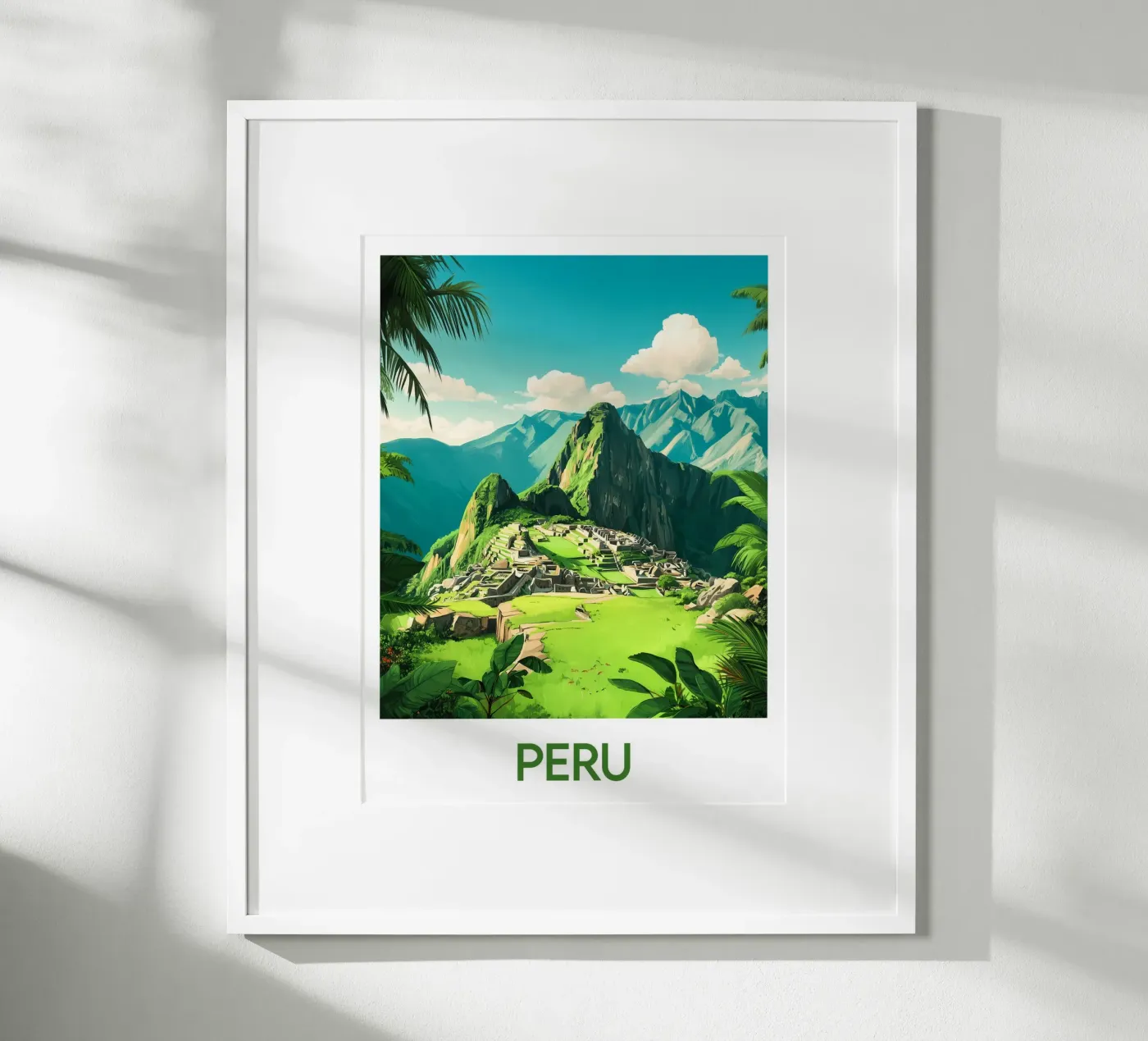 Poster Peru Poster von Frame the World
