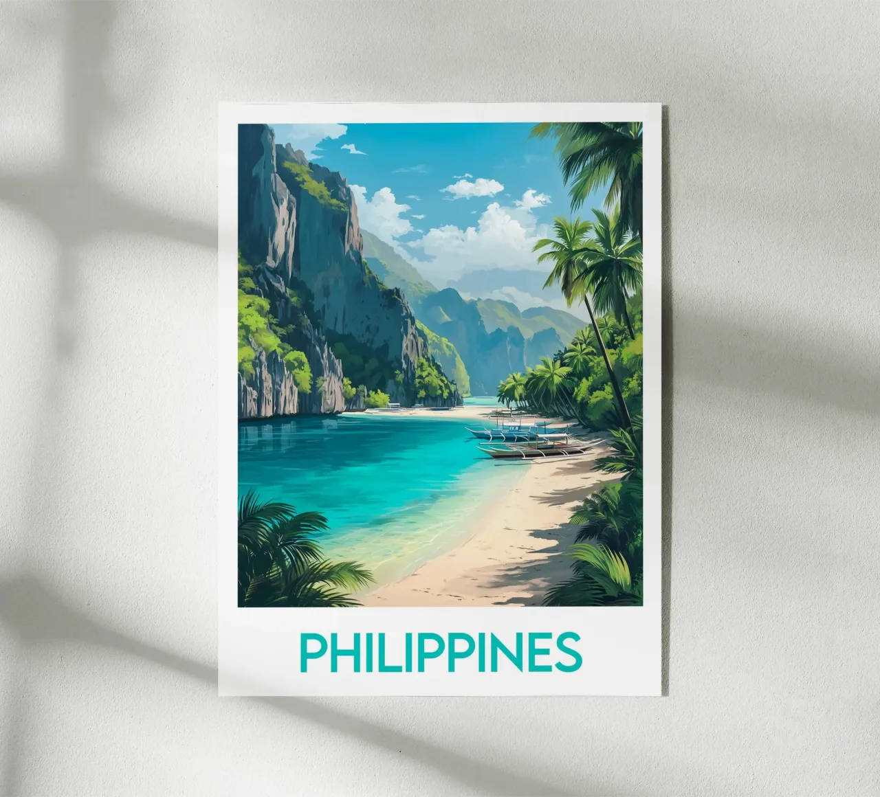 Affiche Philippines plexiglass da Frame the World