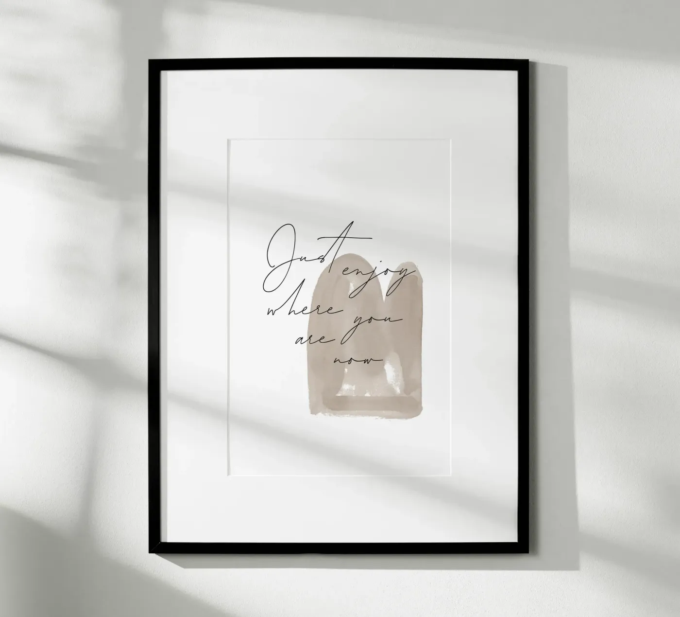 Just Enjoy poster da KRUTH DESIGN