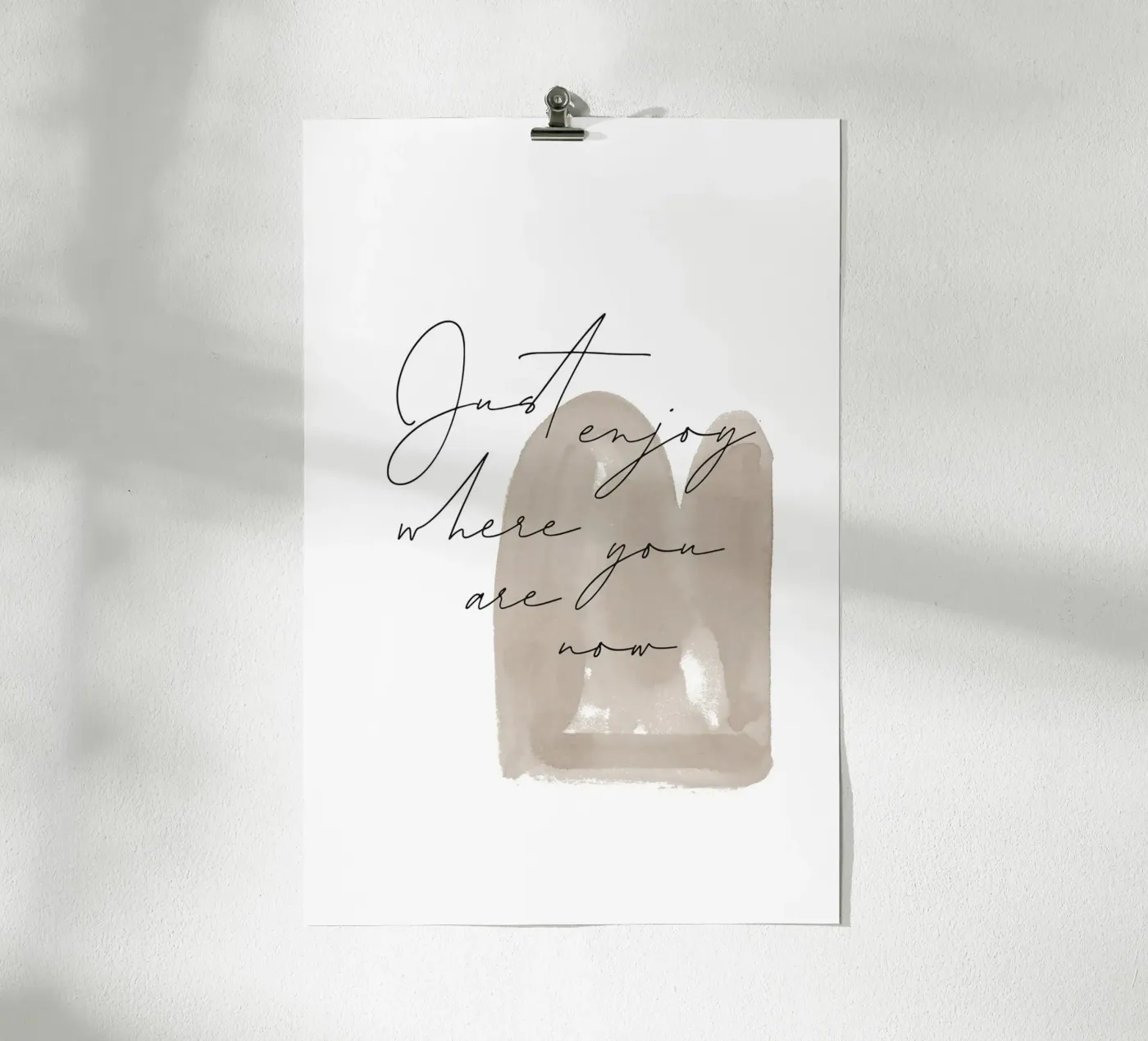 Just Enjoy poster da KRUTH DESIGN