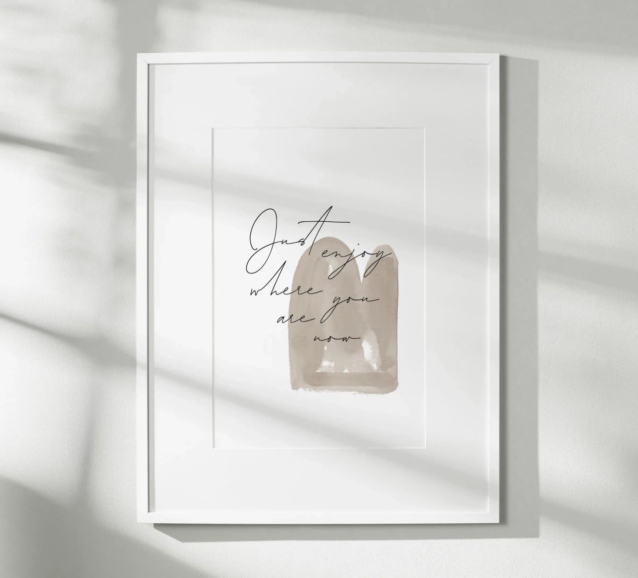 Just Enjoy poster de KRUTH DESIGN