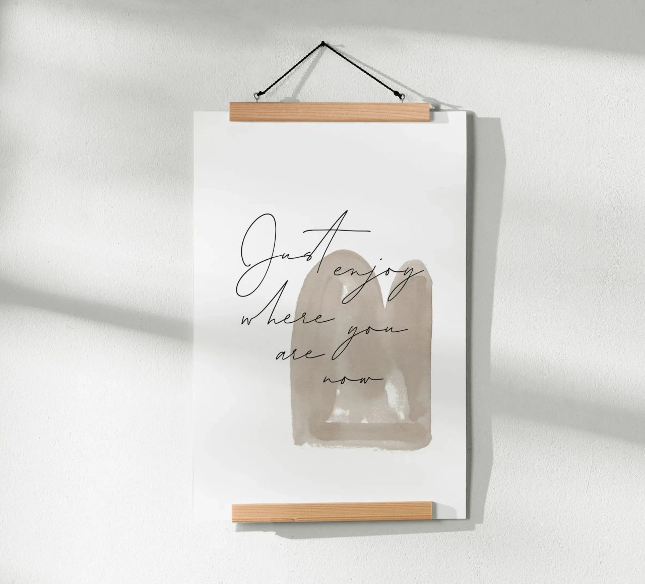 Just Enjoy poster de KRUTH DESIGN