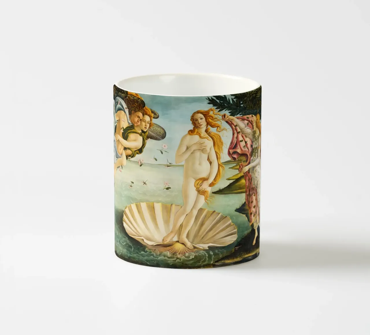 The Birth of Venus by Sandro Botticelli ceramic mug by Venus Art