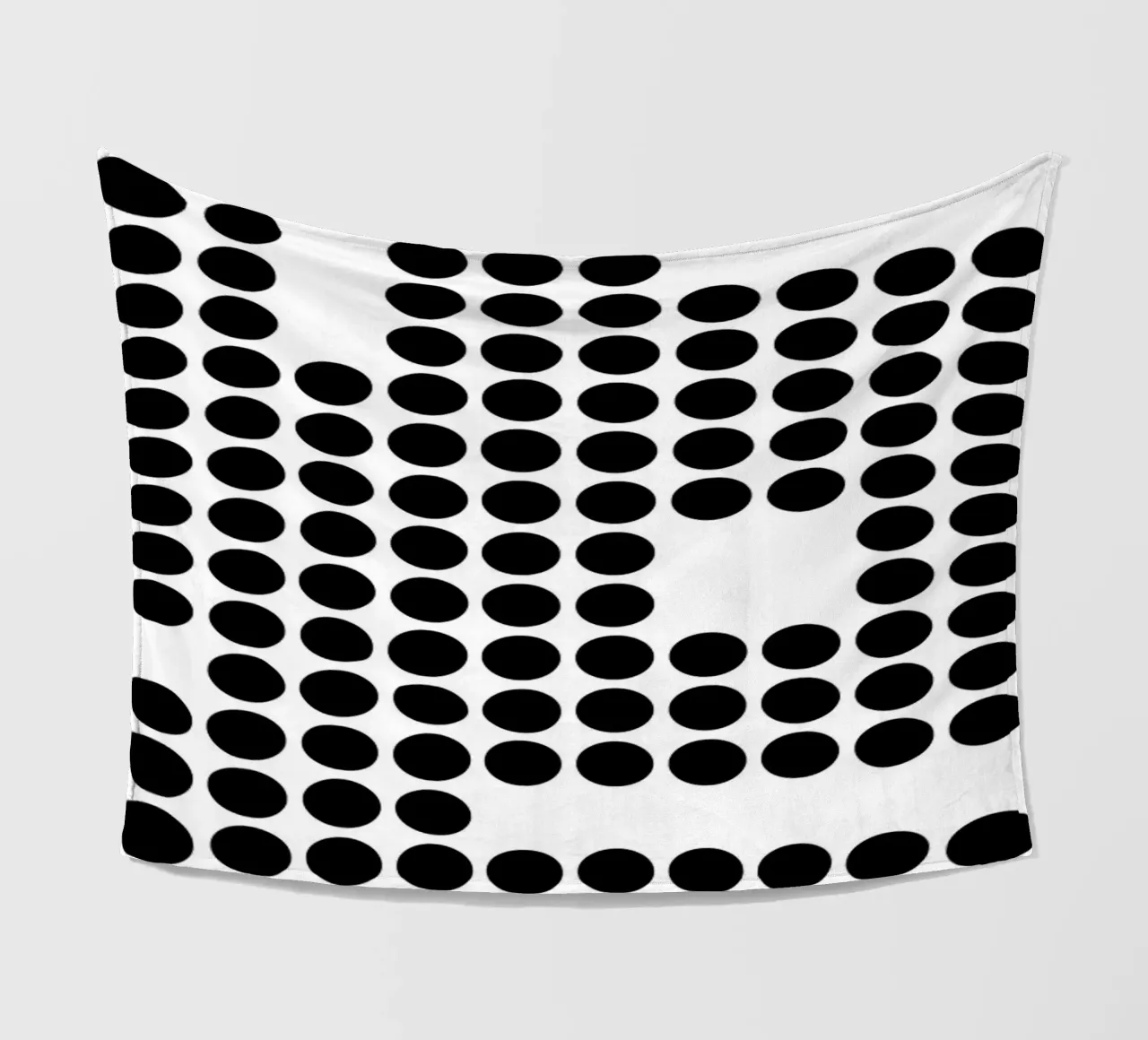 Bauhaus Geometric Dots Abstract Shape 1919 Print fleece blanket by NorwesClub