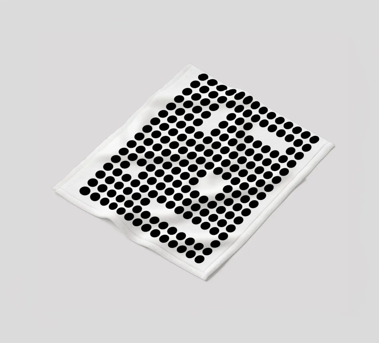 Bauhaus Geometric Dots Abstract Shape 1919 Print fleece blanket by NorwesClub