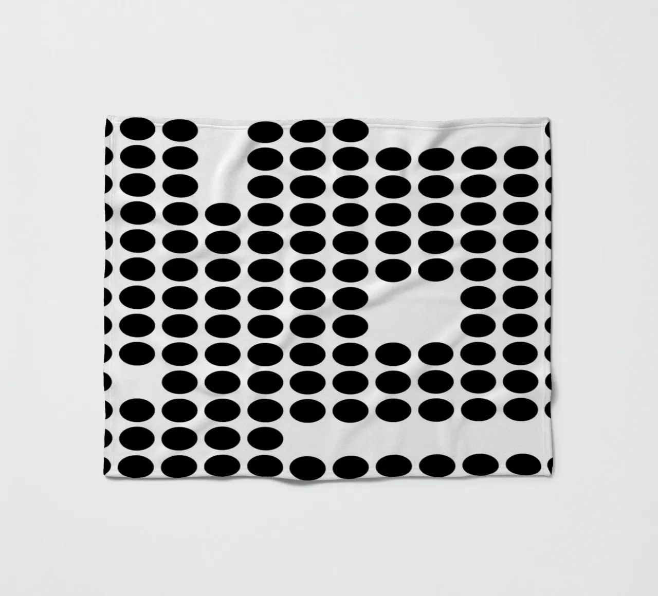 Bauhaus Geometric Dots Abstract Shape 1919 Print fleece blanket by NorwesClub
