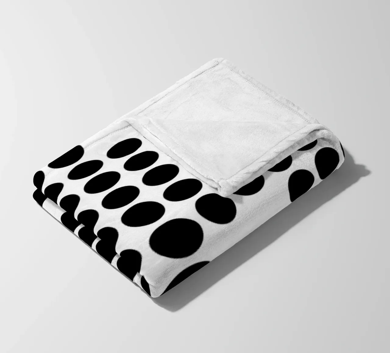 Bauhaus Geometric Dots Abstract Shape 1919 Print fleece blanket by NorwesClub