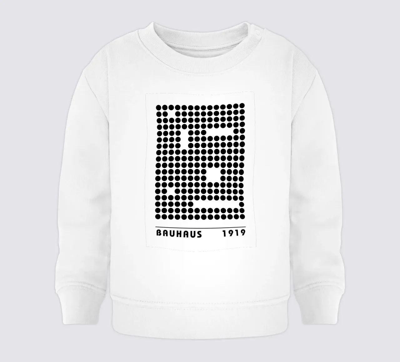 Bauhaus Geometric Dots Abstract Shape 1919 Print sweat pour bébé de NorwesClub