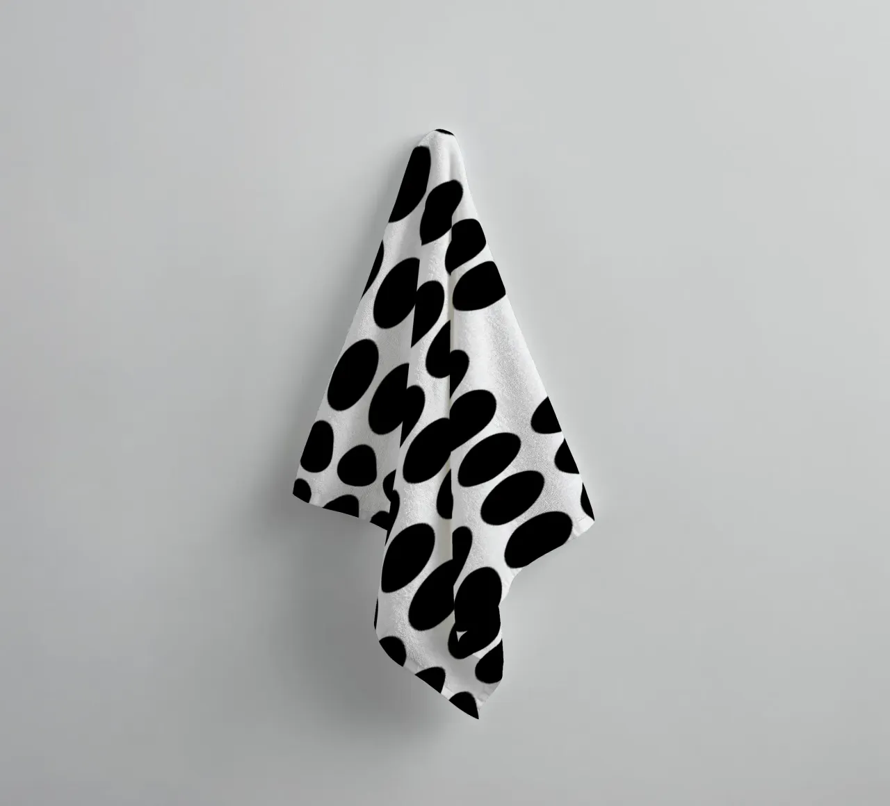 Bauhaus Geometric Dots Abstract Shape 1919 Print towel by NorwesClub