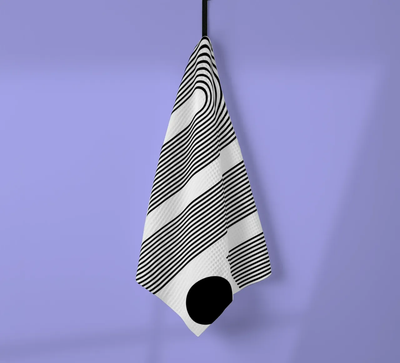 Bauhaus Abstrakt S-Form Linien Kreise 1919 Drucken Geschirrtuch von NorwesClub